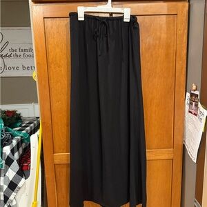 Elegant Black Maxi Skirt